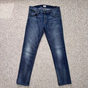 Hudson Sartor Slouchy Skinny Jeans Men's 30 Blue Button Fly | Fast Ship Chicago